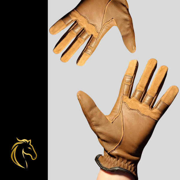 OuterRein ratsastushanskat lampaannahkaa