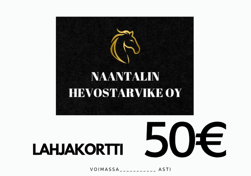 Lahjakortti 50&euro;
